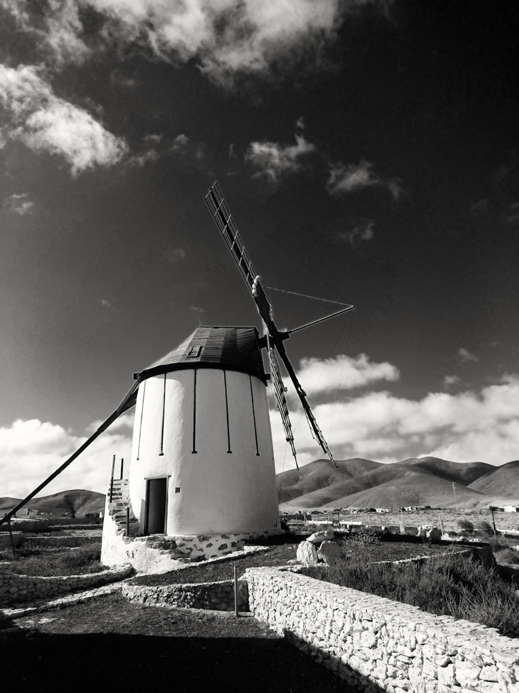 Windmill Fuerteventura, by Steve Lang