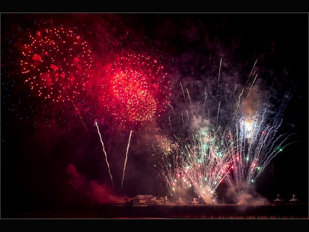 Fireworks North Pier, by Alex Gauld
