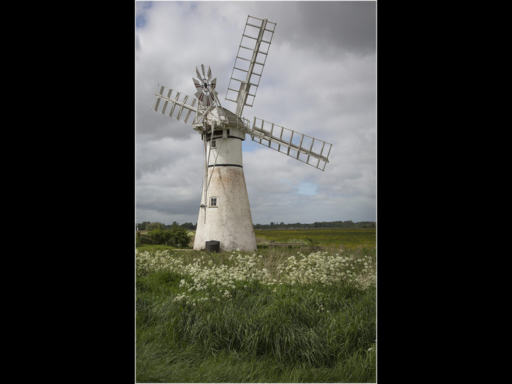 an image of a windmill in Norfolk, UK