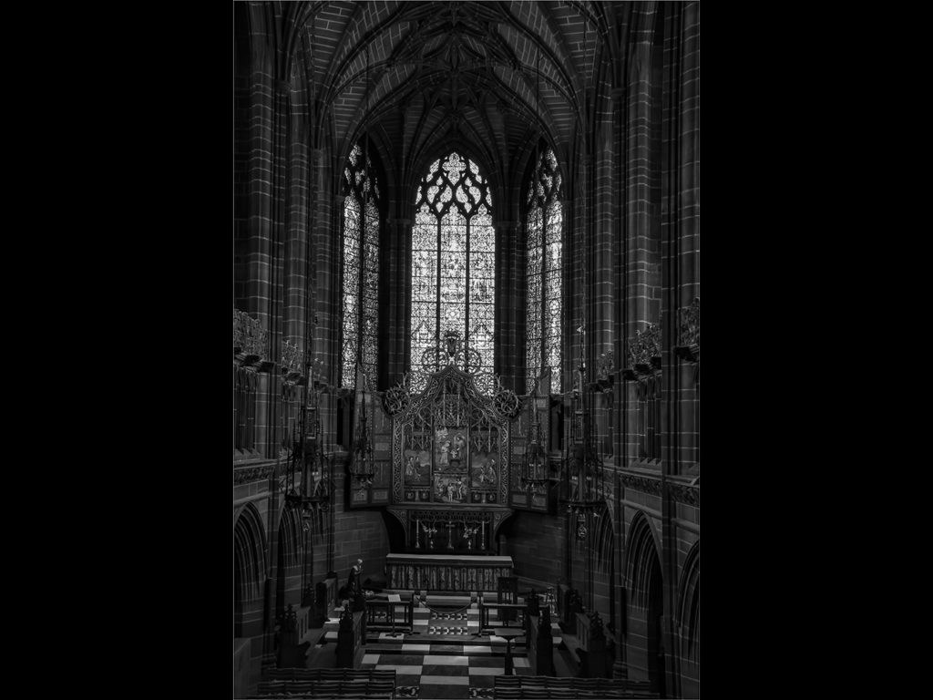 image of the inside of the lady chapel, liverpool