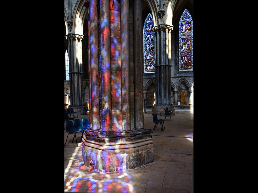 light in a cathedral